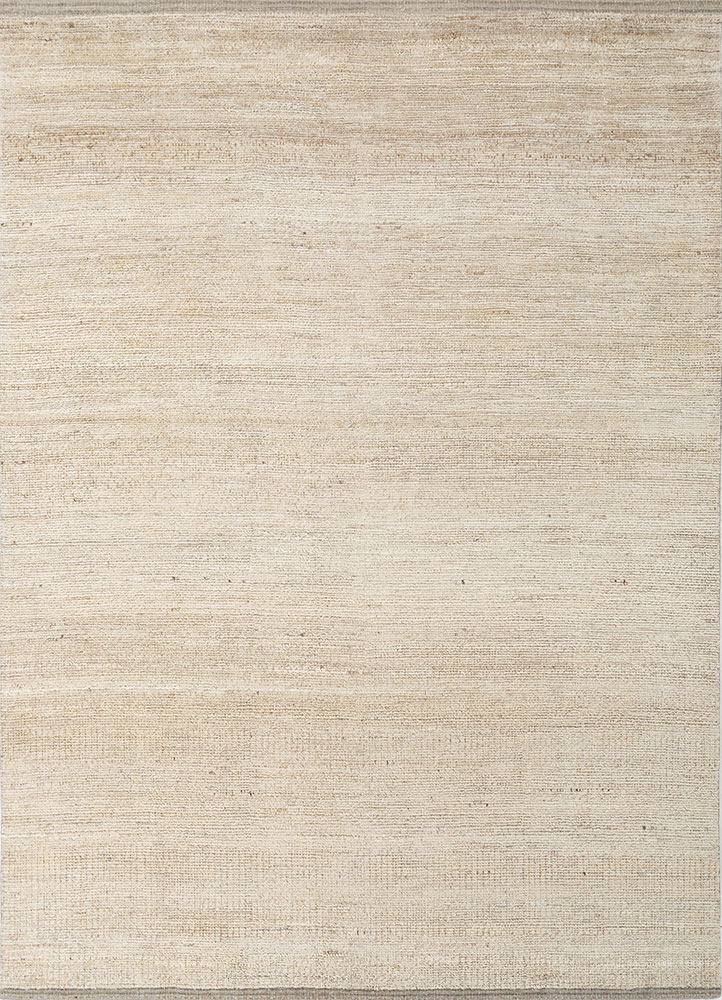 manifest ivory wool hand knotted Rug - HeadShot