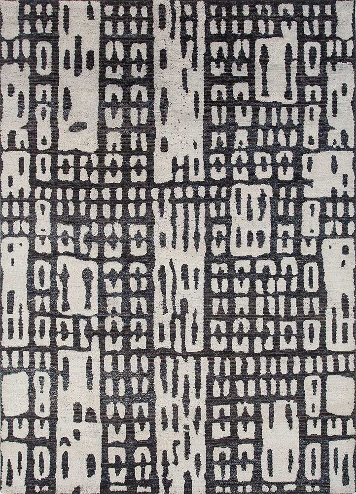 manifest ivory wool hand knotted Rug - HeadShot