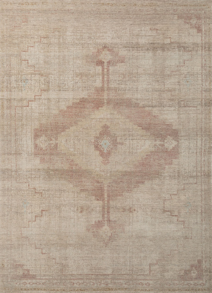viscaya ivory wool hand knotted Rug - HeadShot