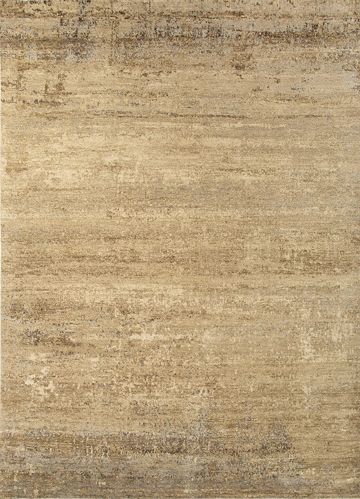 uvenuti gold wool hand knotted Rug - HeadShot