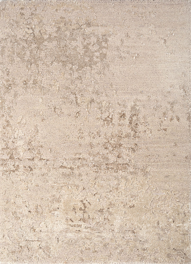 uvenuti ivory wool hand knotted Rug - HeadShot