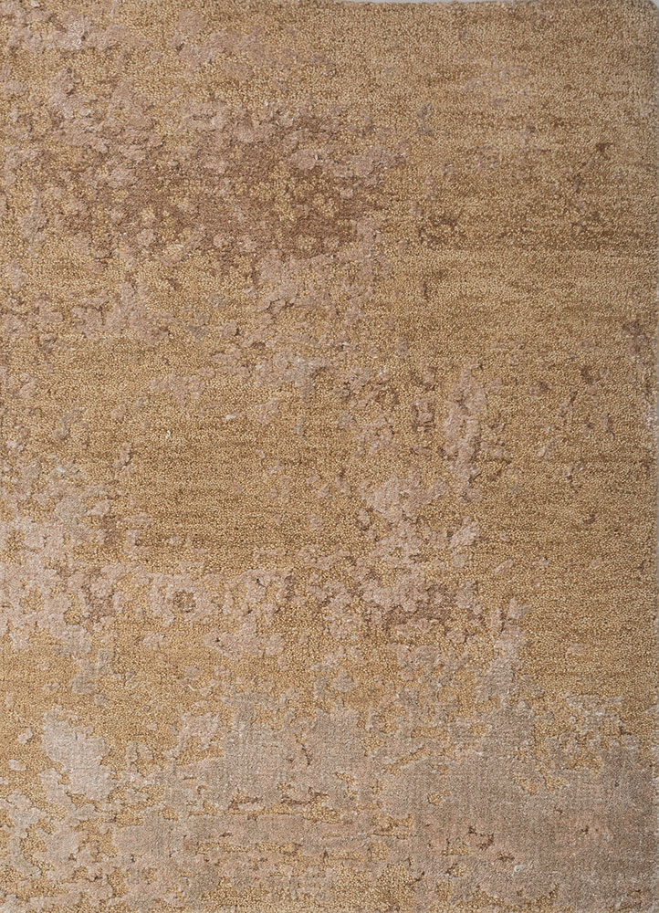 uvenuti grey and black wool hand knotted Rug - HeadShot