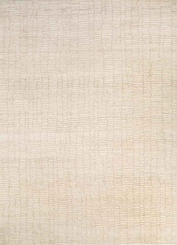 manifest beige and brown wool hand knotted Rug - HeadShot