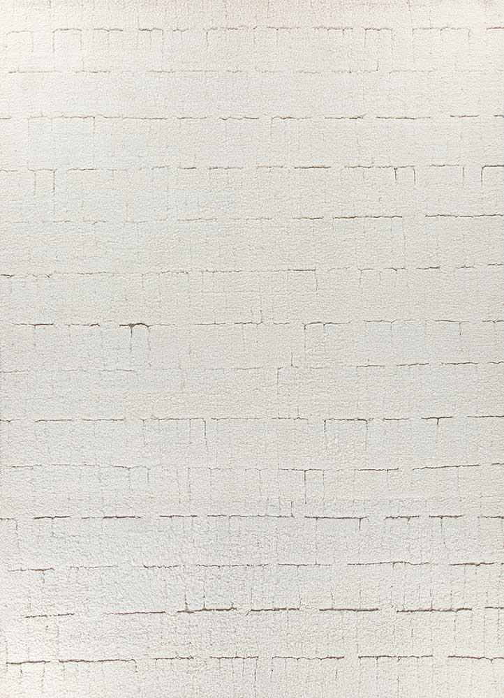 zuri ivory wool hand knotted Rug - HeadShot