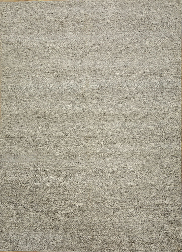 manifest ivory wool hand knotted Rug - HeadShot