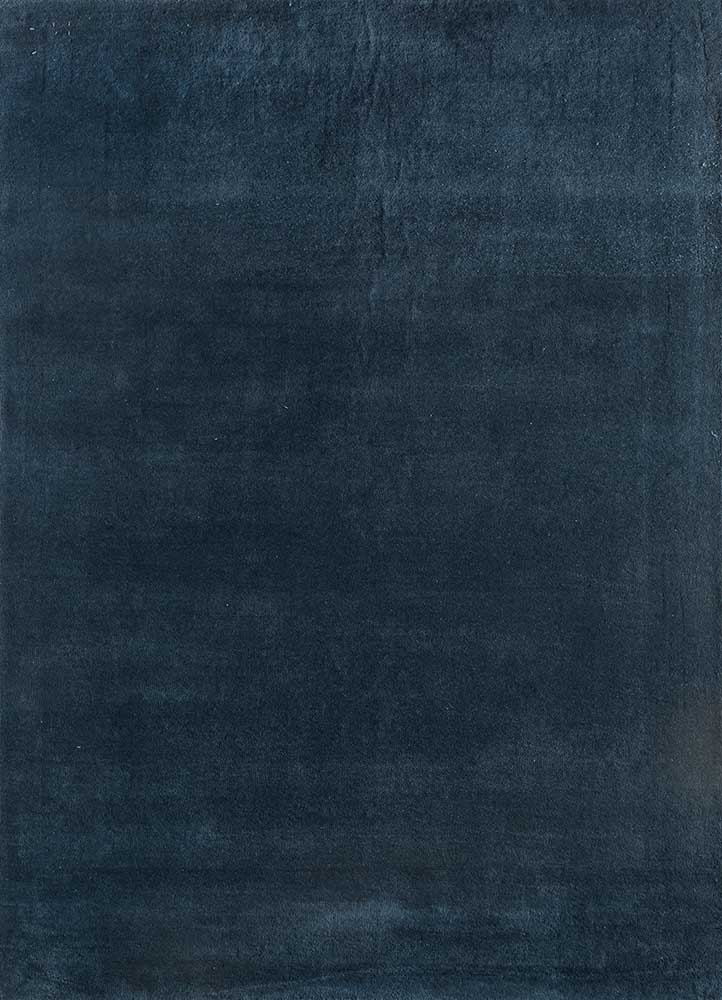 cera blue wool hand tufted Rug - HeadShot