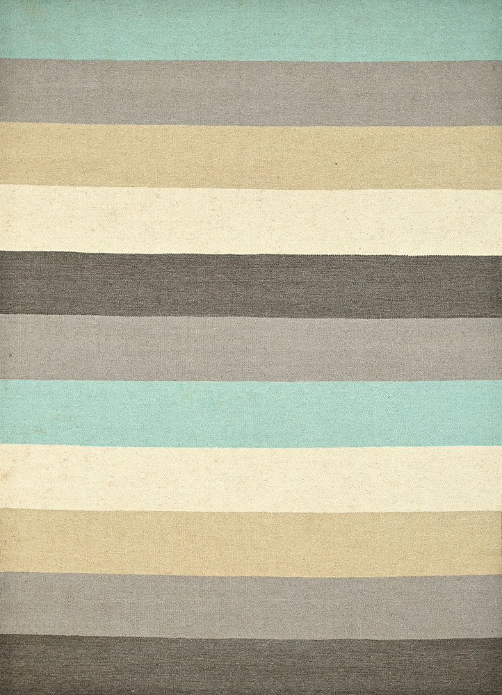 indusbar grey and black wool flat weaves Rug - HeadShot