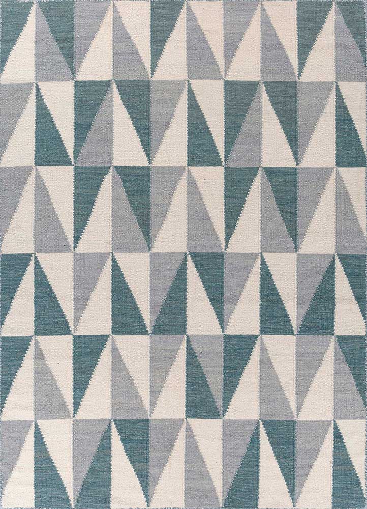 alhambra ivory wool flat weaves Rug - HeadShot