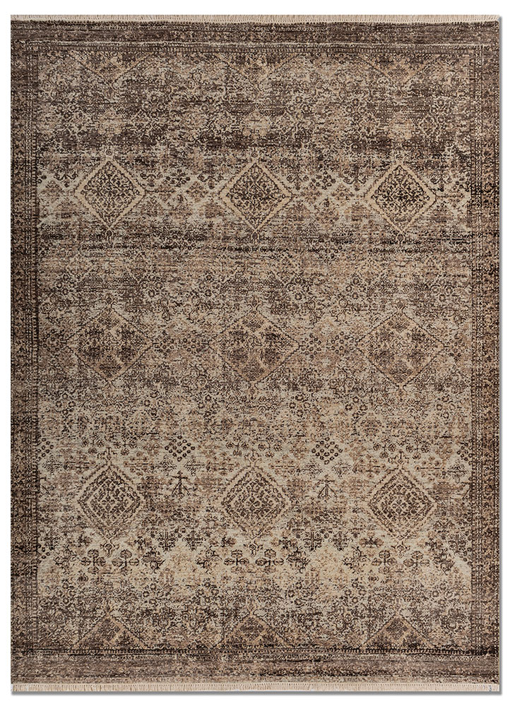 viscaya gold wool hand knotted Rug - HeadShot