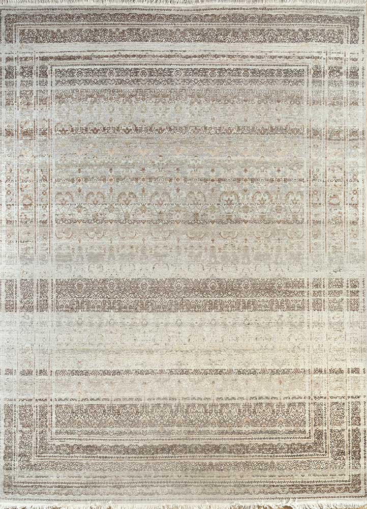 viscaya ivory afghan wool hand knotted Rug - HeadShot
