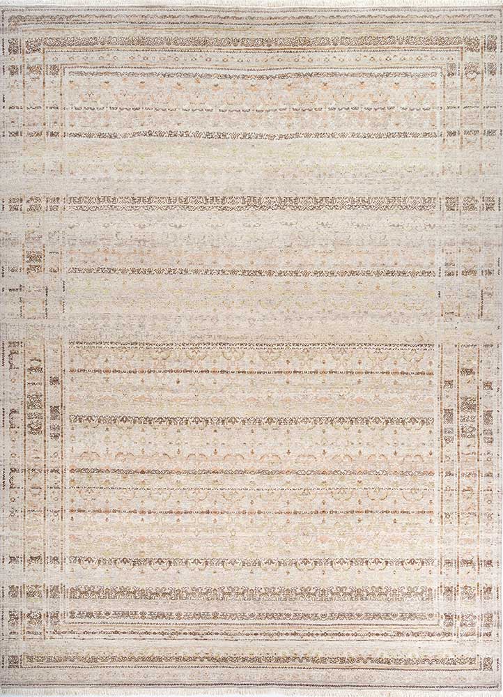 viscaya ivory afghan wool hand knotted Rug - HeadShot