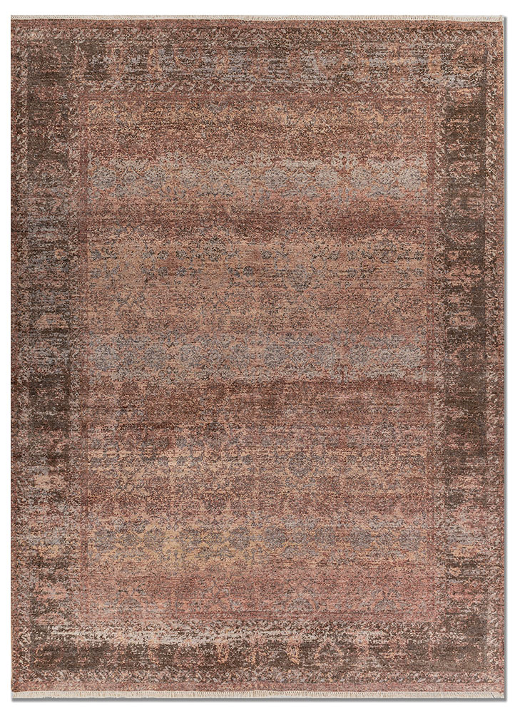 viscaya gold afghan wool hand knotted Rug - HeadShot