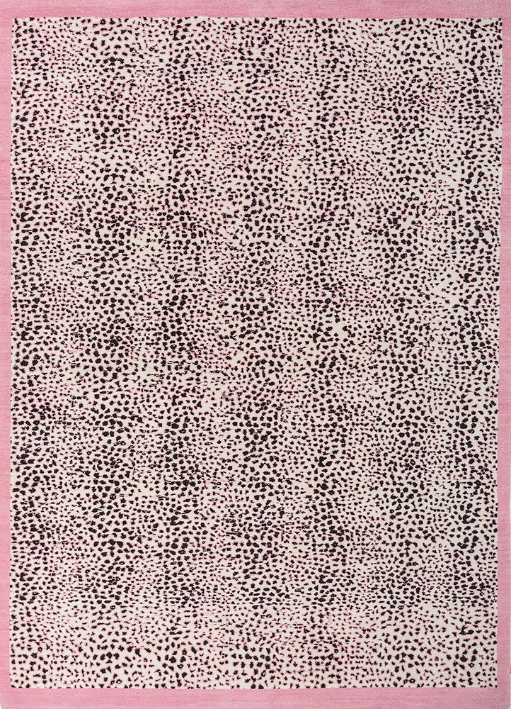 gilded age ivory wool hand knotted Rug - HeadShot