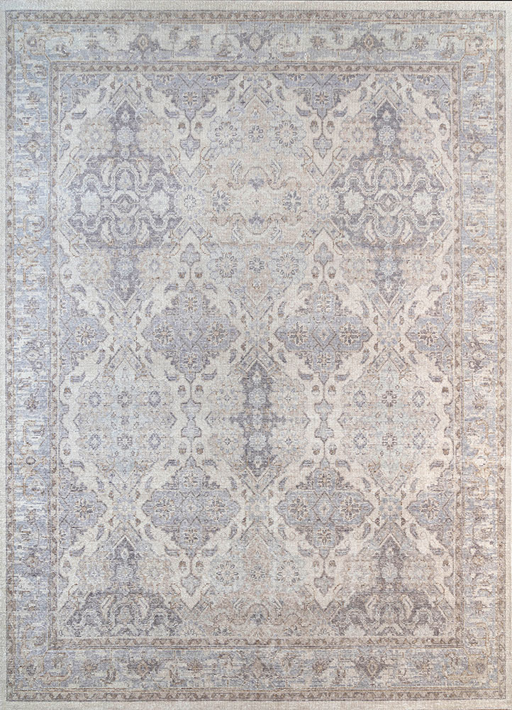 erbe ivory wool hand knotted Rug - HeadShot