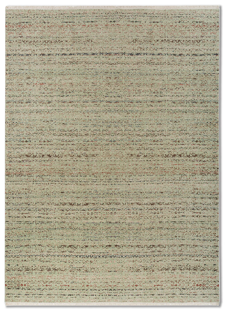 erbe blue wool hand knotted Rug - HeadShot