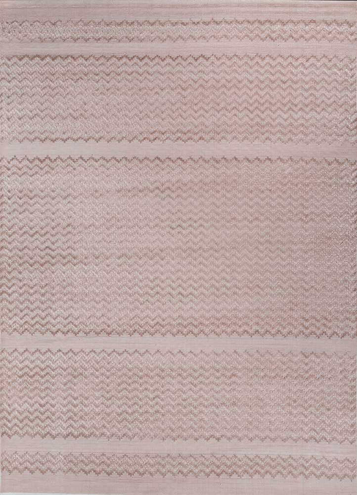 basis pink and purple bamboo silk hand loom Rug - HeadShot