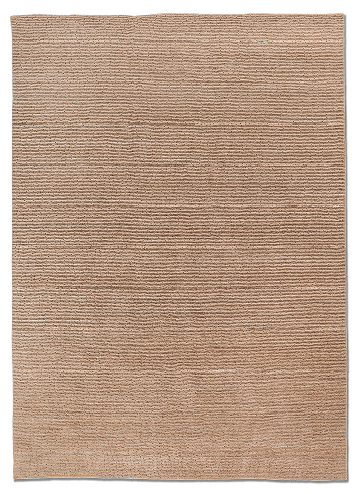 basis red and orange polyester hand loom Rug - HeadShot