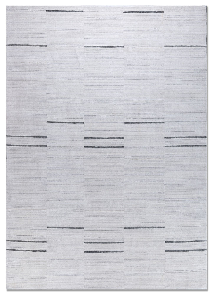 saga ivory polyester hand loom Rug - HeadShot