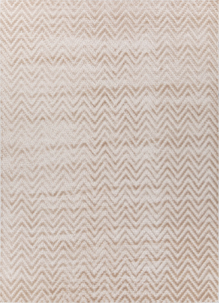 basis ivory viscose hand loom Rug - HeadShot