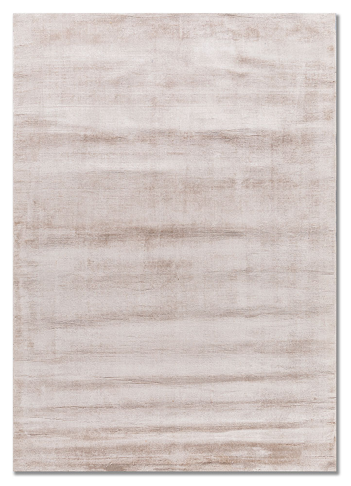 basis beige and brown viscose hand loom Rug - HeadShot