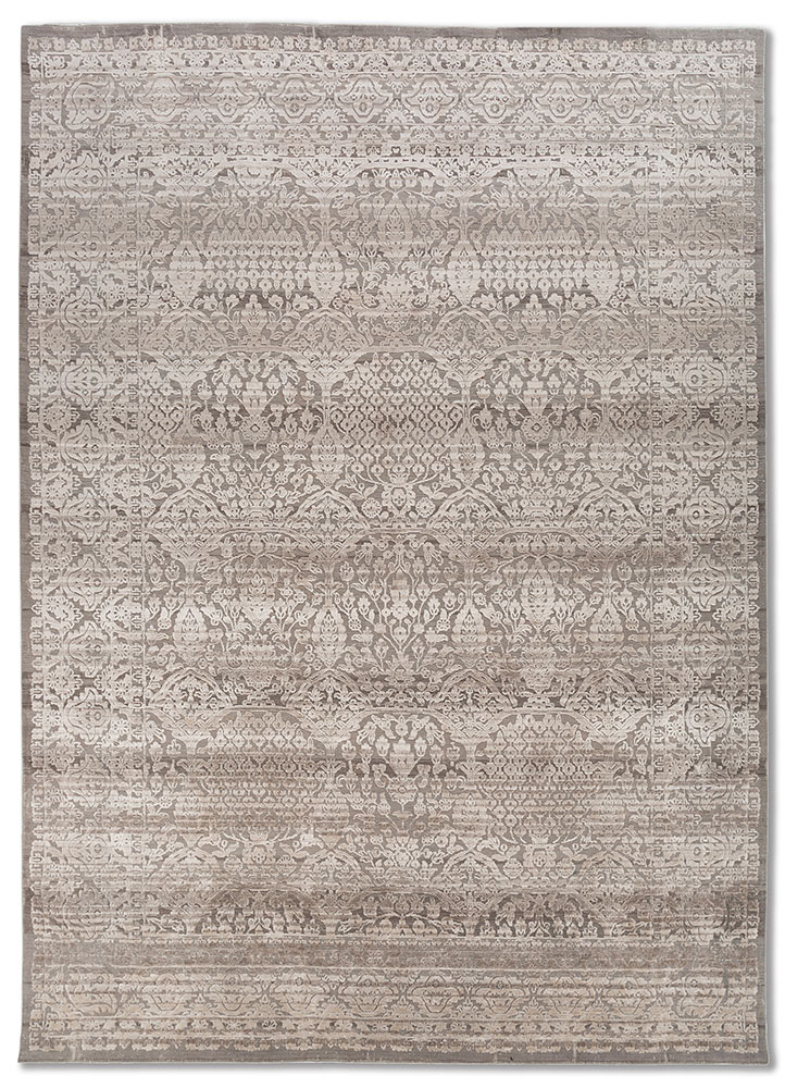 konstrukt blue wool and bamboo silk hand loom Rug - HeadShot