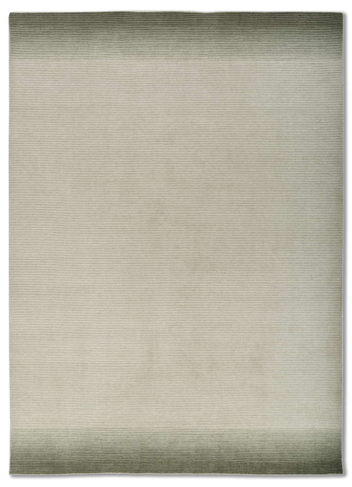 jean green wool hand loom Rug - HeadShot