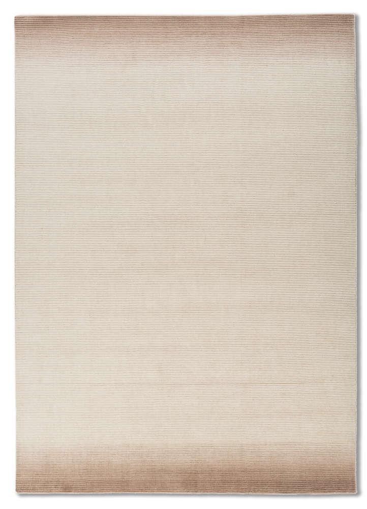 jean red and orange wool hand loom Rug - HeadShot