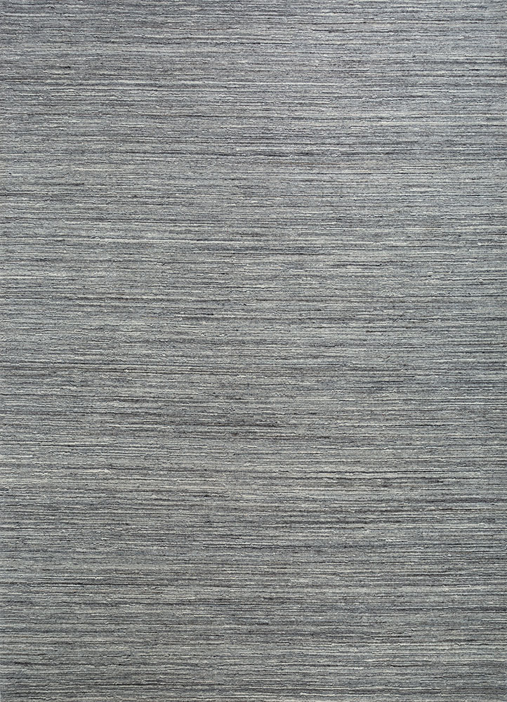 saga ivory wool hand loom Rug - HeadShot