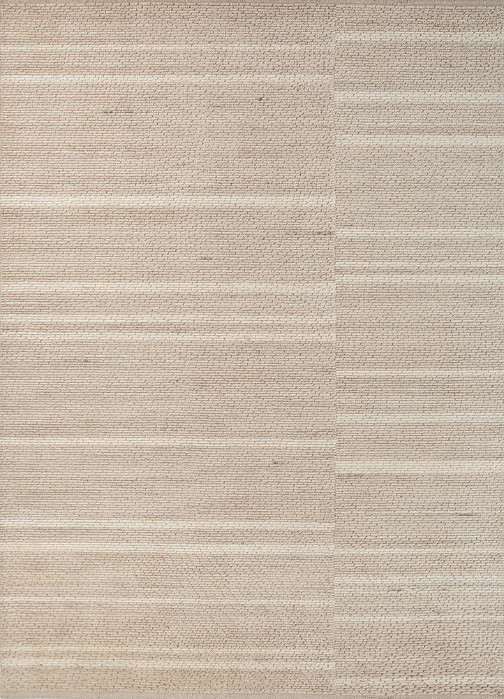 saga gold wool hand loom Rug - HeadShot