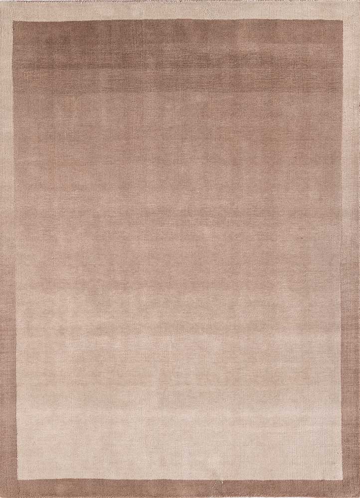 jean red and orange wool hand loom Rug - HeadShot