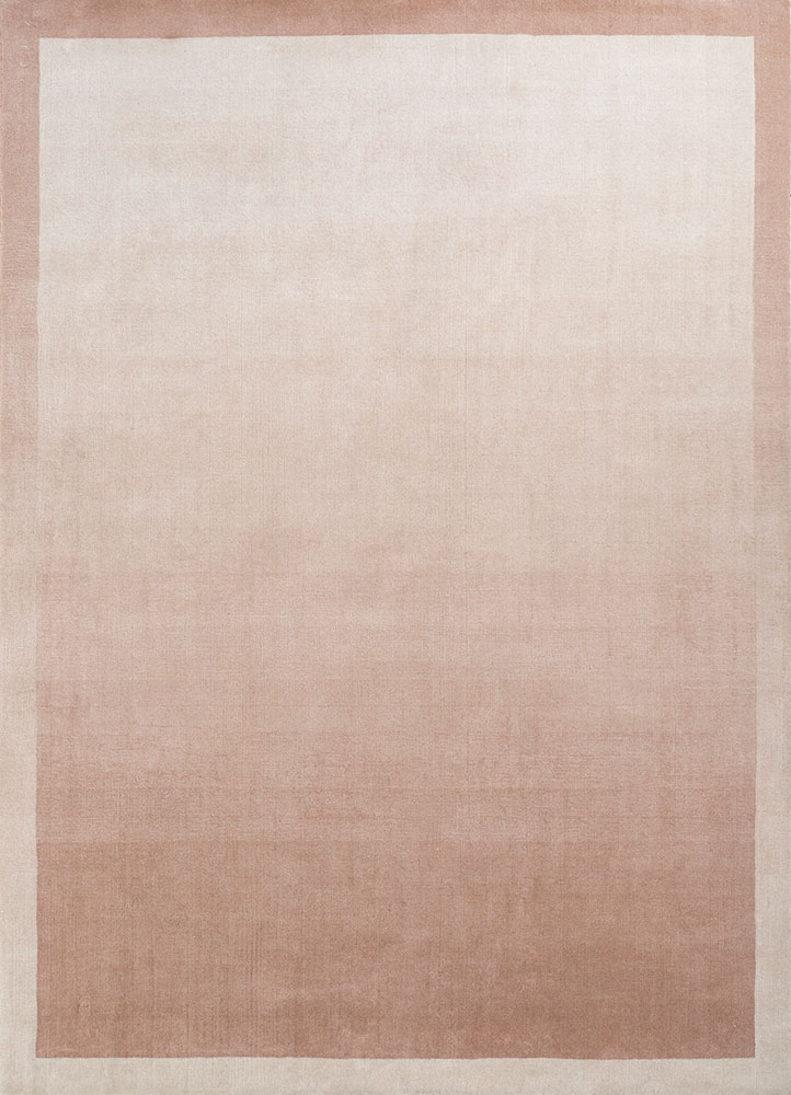 jean red and orange wool hand loom Rug - HeadShot