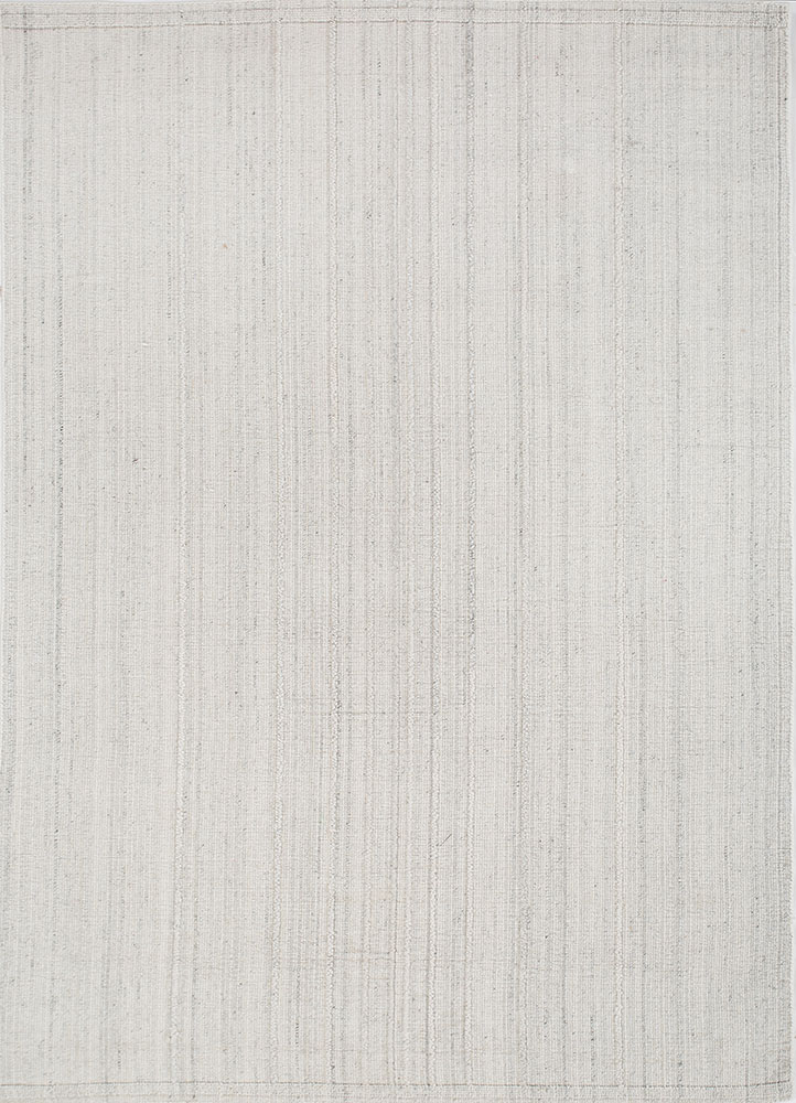 saga blue wool hand loom Rug - HeadShot