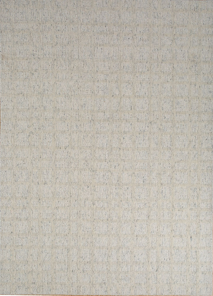 tesoro ivory wool hand loom Rug - HeadShot