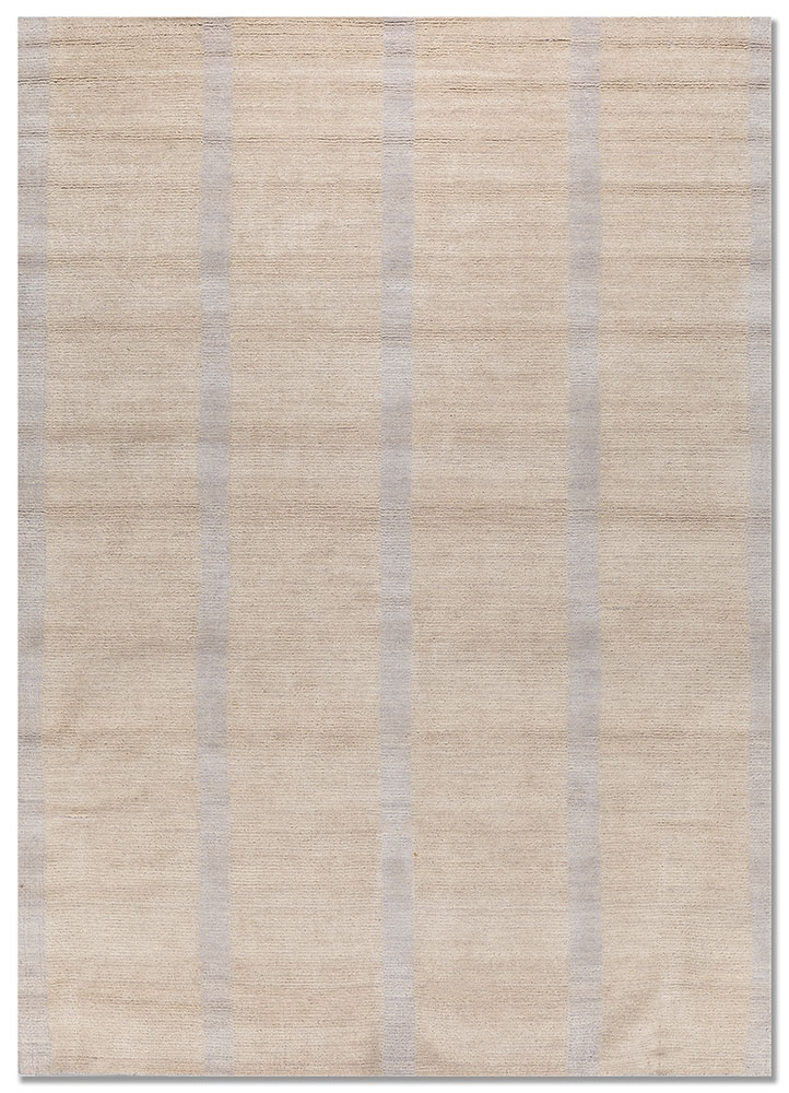 saga multi wool and viscose hand loom Rug - HeadShot