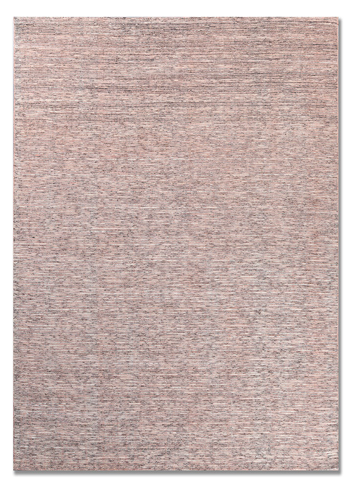 tesoro red and orange wool and viscose hand loom Rug - HeadShot