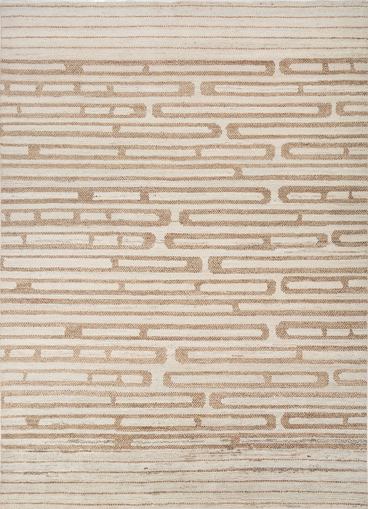manifest ivory afghan wool hand knotted Rug - HeadShot
