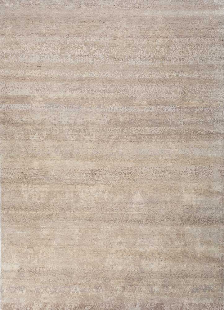 far east pink and purple wool and silk hand knotted Rug - HeadShot