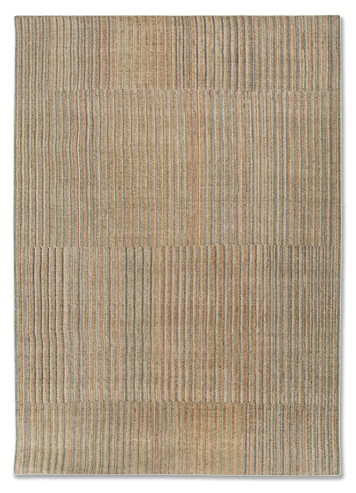 blythe ivory wool hand knotted Rug - HeadShot