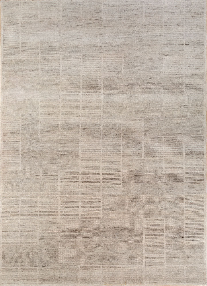 manifest ivory wool hand knotted Rug - HeadShot