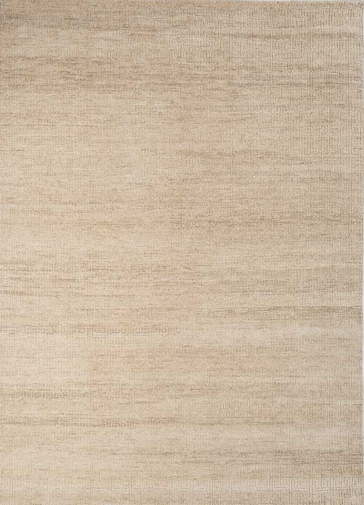 thyme grey and black wool hand knotted Rug - HeadShot