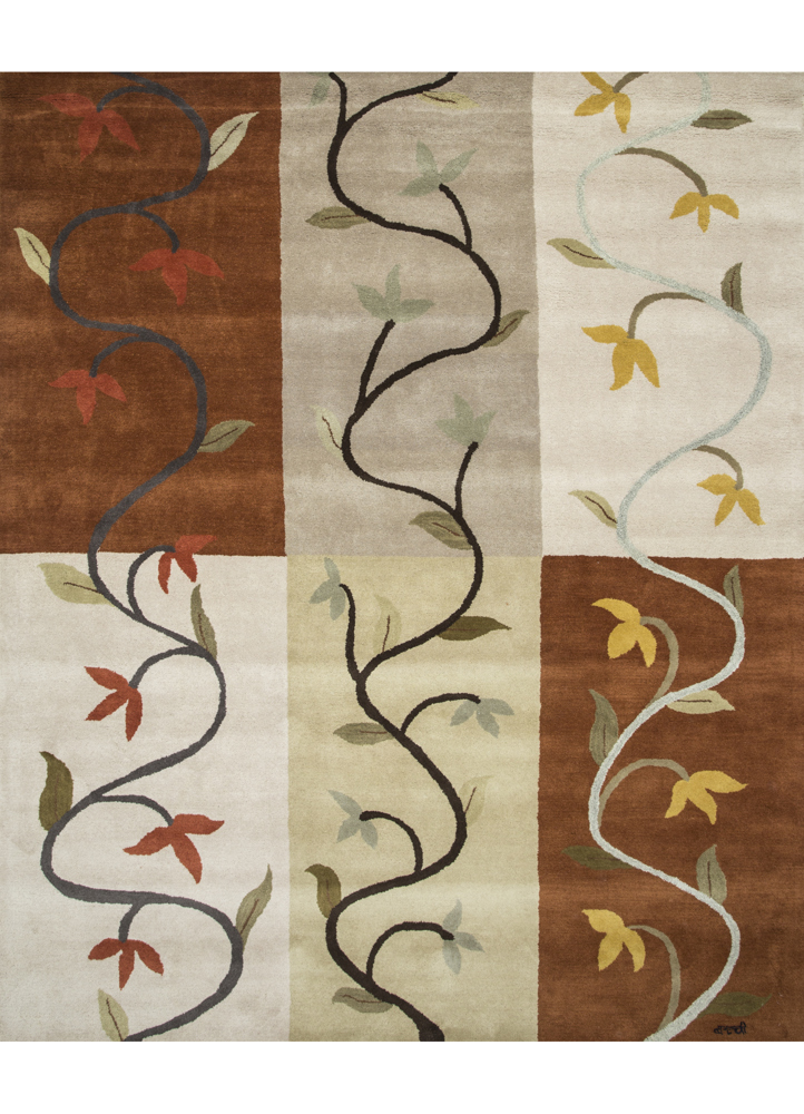 caliedo multi wool hand tufted Rug - HeadShot