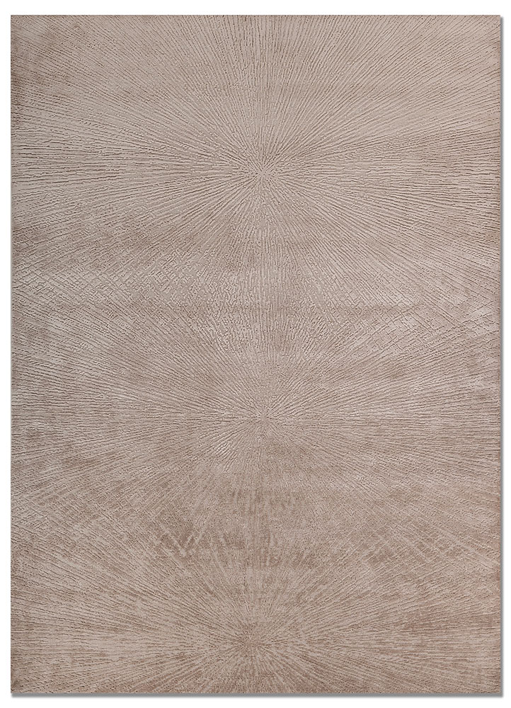 uvenuti ivory wool and bamboo silk hand knotted Rug - HeadShot