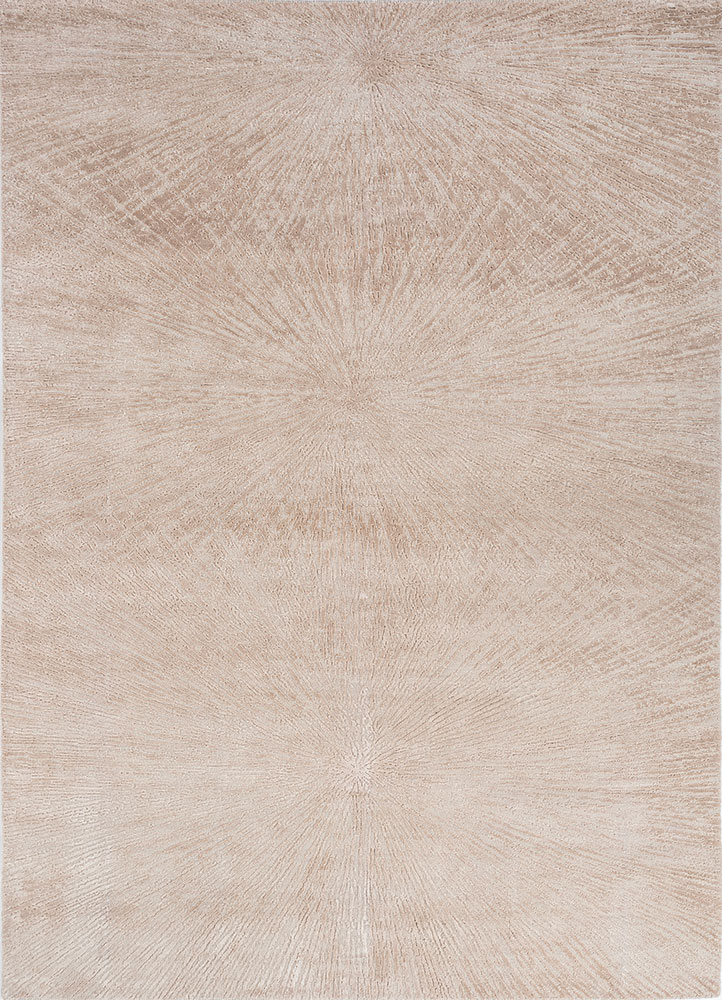 uvenuti ivory wool and bamboo silk hand knotted Rug - HeadShot