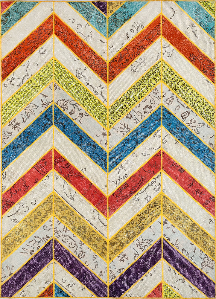 provenance multi wool hand knotted Rug - HeadShot