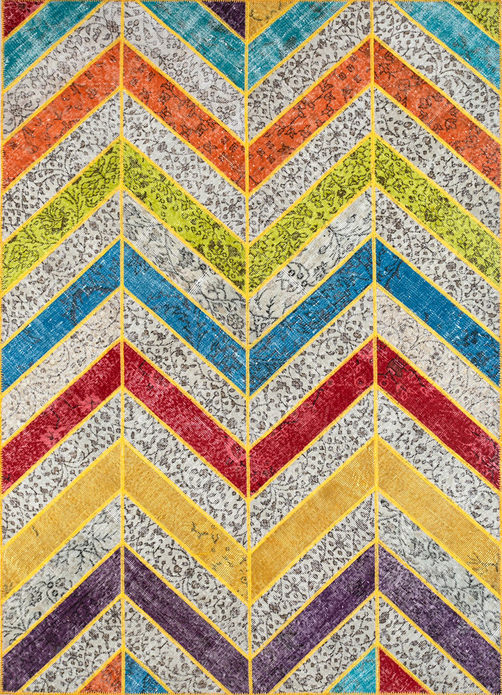 provenance multi wool hand knotted Rug - HeadShot