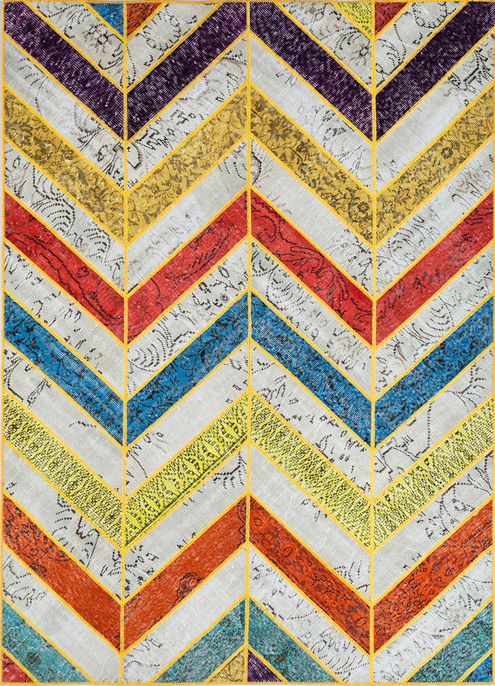 provenance multi wool hand knotted Rug - HeadShot