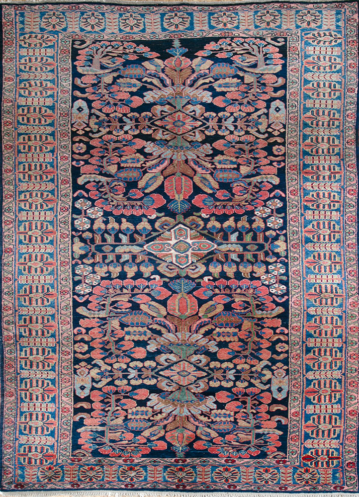 nuray multi wool hand knotted Rug - HeadShot