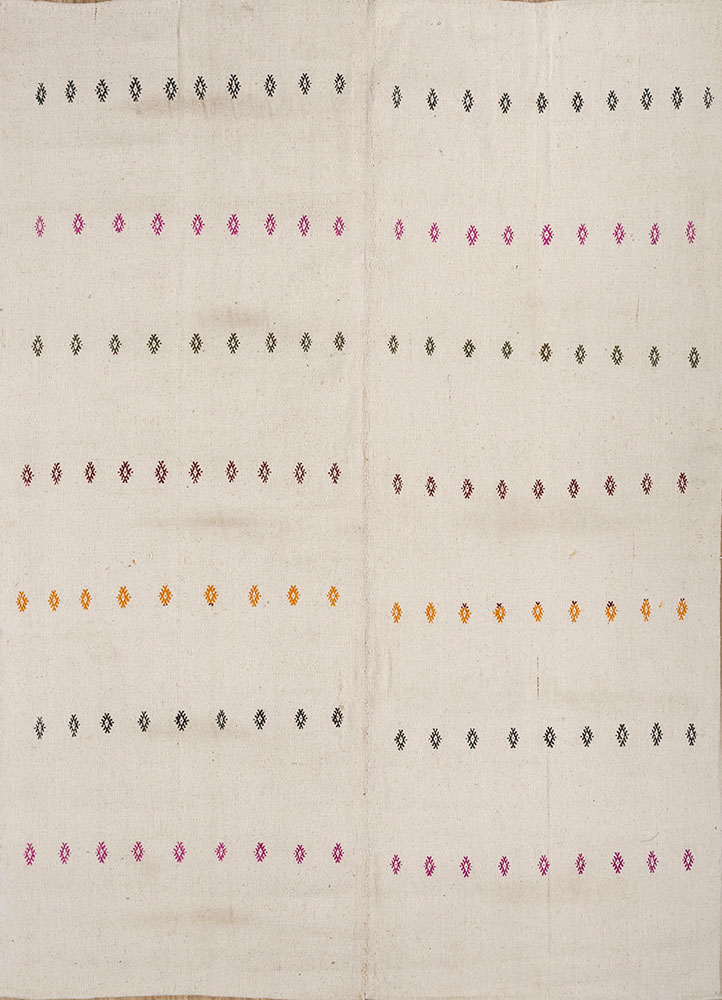 nuray ivory wool hand knotted Rug - HeadShot
