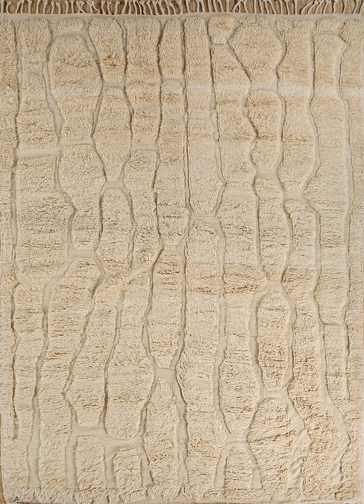 zuri gold wool hand knotted Rug - HeadShot