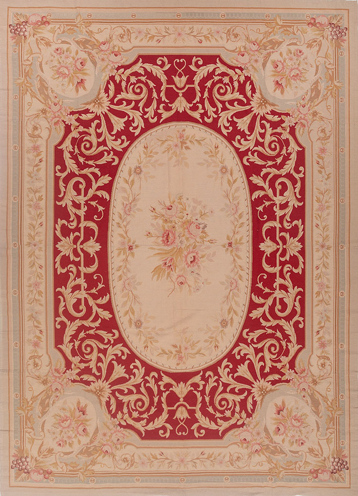 nayaab red and orange cotton flat weaves WALL ART & TAPESTRY - HeadShot